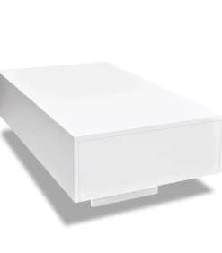 Salontafel hoogglans wit