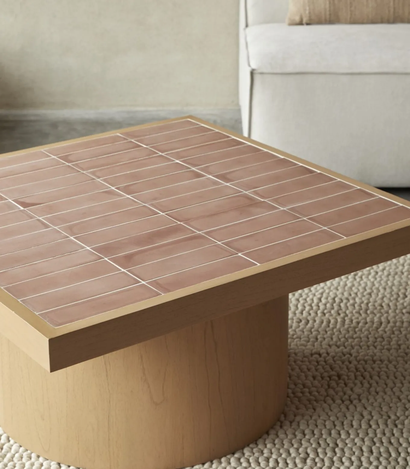 Salontafel in mindihout 85