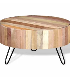 Salontafel massief gerecycled hout