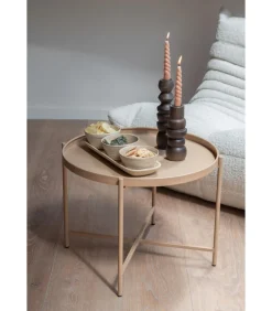 Salontafel Meseta - Bruin - 50x50x38.5cm