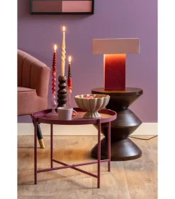 Salontafel Meseta - Paars - 50x50x38.5cm