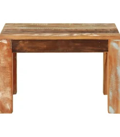 Salontafel 55x55x35 cm massief gerecycled hout
