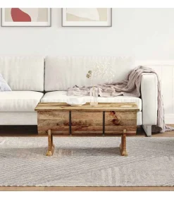 Salontafel 88x50x40 cm massief mangohout