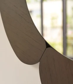 Sara - Spiegel in donker mindihout 110 x 110 cm