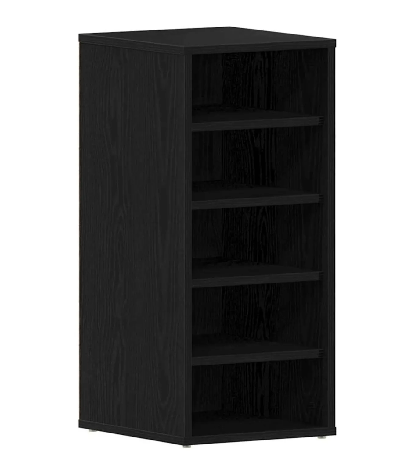 Schoenenkast met plank Zwart eiken 32 x 35 x 70 cm Bewerkt hout