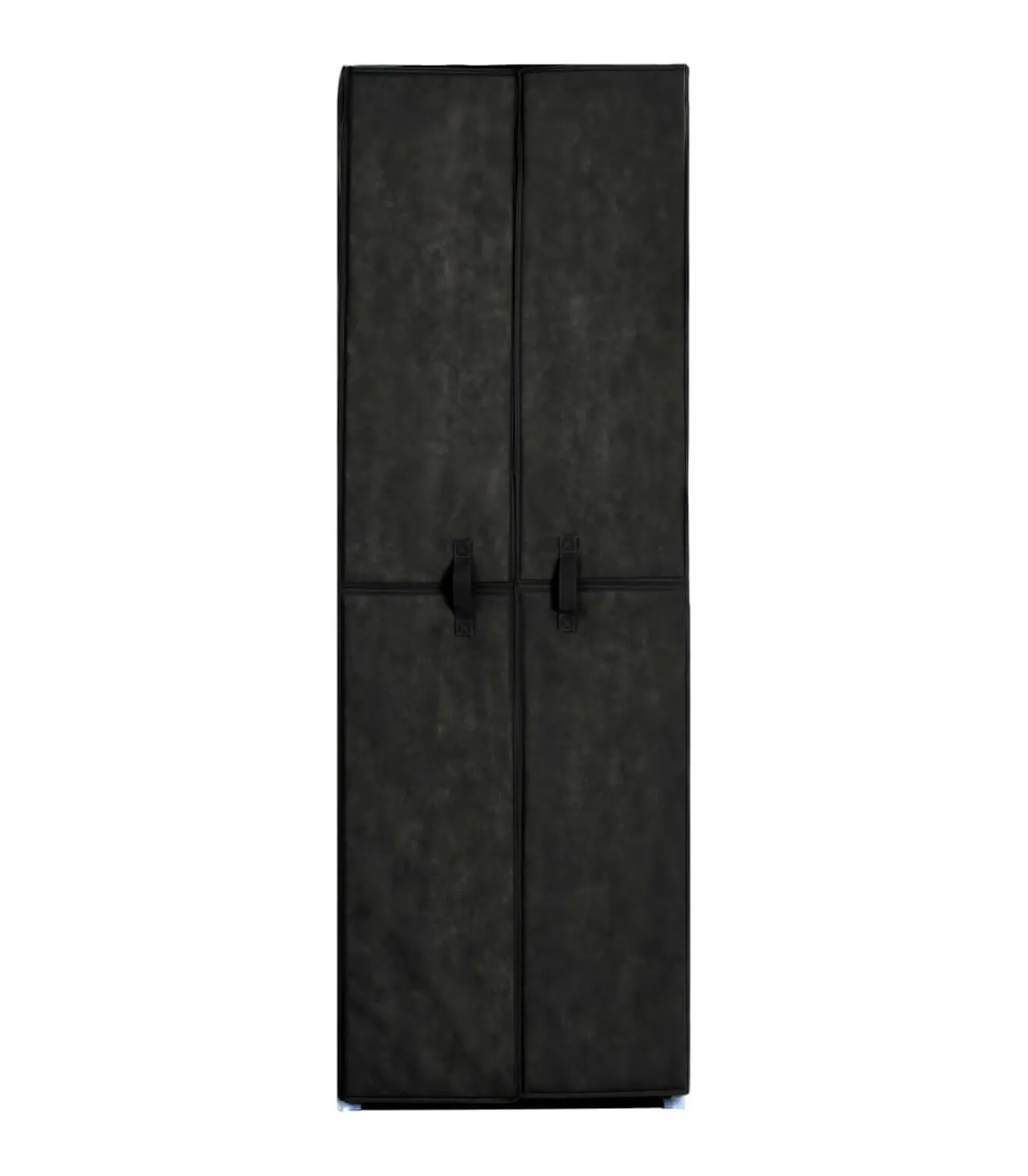 Schoenenkast 60x30x166 cm stof zwart