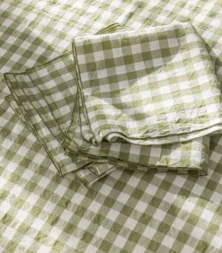 Servet van hennep en katoenmix, PASSION VICHY