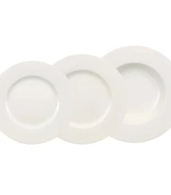 Set of Plates 12pcs. EC Wonderful World White