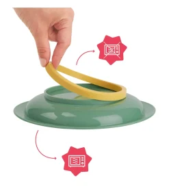 Set van 3 antislip Kinderbordjes