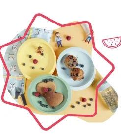 Set van 3 antislip Kinderbordjes