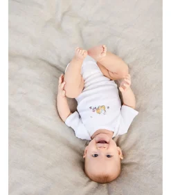 Set van 3 baby rompertjes voor meisjes Valerian Cat