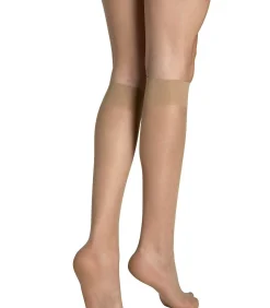 Set van 2 paar kniehoge sokken 15 DEN Pretty