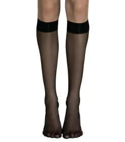 Set van 2 paar kniehoge sokken 15 DEN Pretty