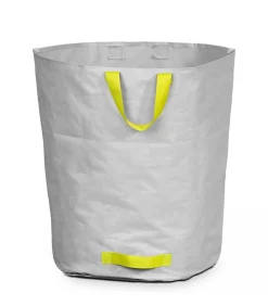 Set van 3 tuinafvalzakken 160l grijs polyester