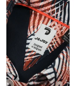 Shirt met lange mouwen bedrukte bladeren