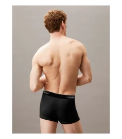 short 3 pack icon cotton stretch trunks black