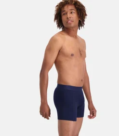 short 3 pack knitted boxershorts navy