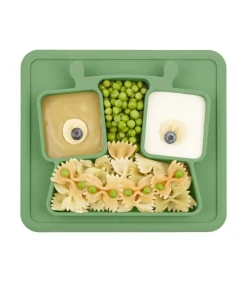 Siliconen antislip verdeeld bord