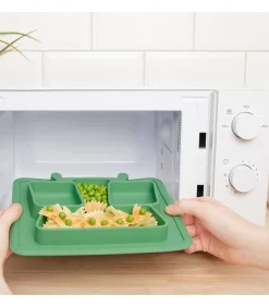 Siliconen antislip verdeeld bord