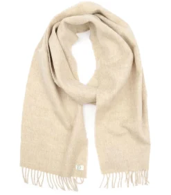 Sjaal Merino Wol Ecru