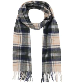 Sjaal Wolmix Tartan Beige