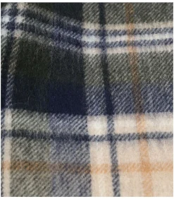 Sjaal Wolmix Tartan Beige