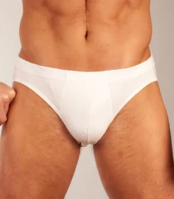 slip atletic cotton mini white