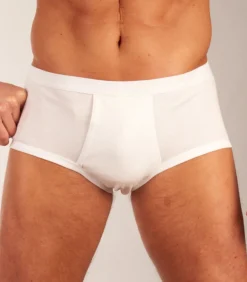 slip basic cotton 1-1 rib white