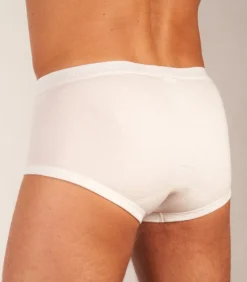 slip basic cotton 1-1 rib white