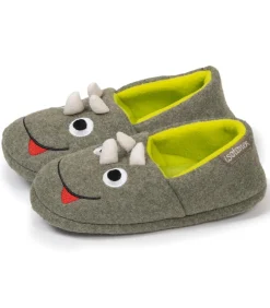 Slippers Jongen Dinosaurus Khaki gevlekt