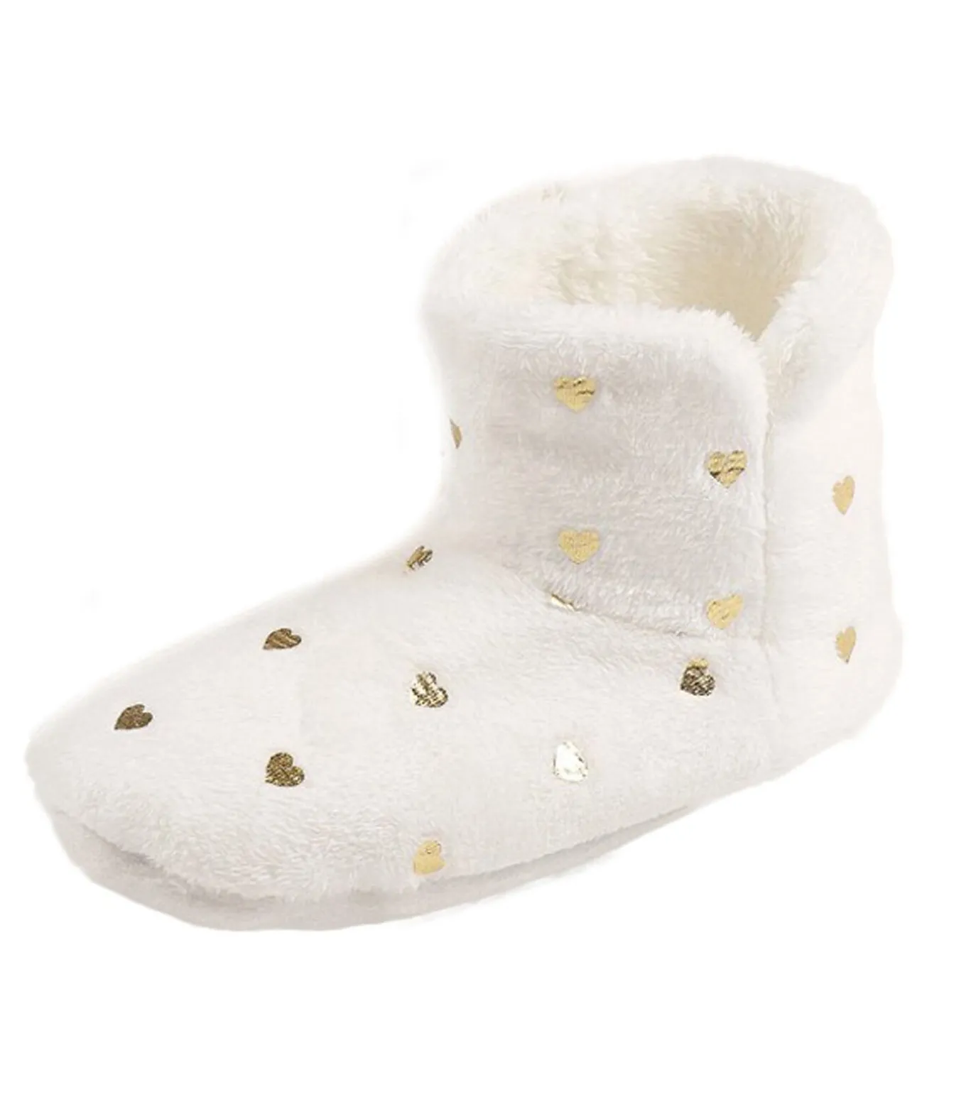 Slippers laarzen Gold ivoor