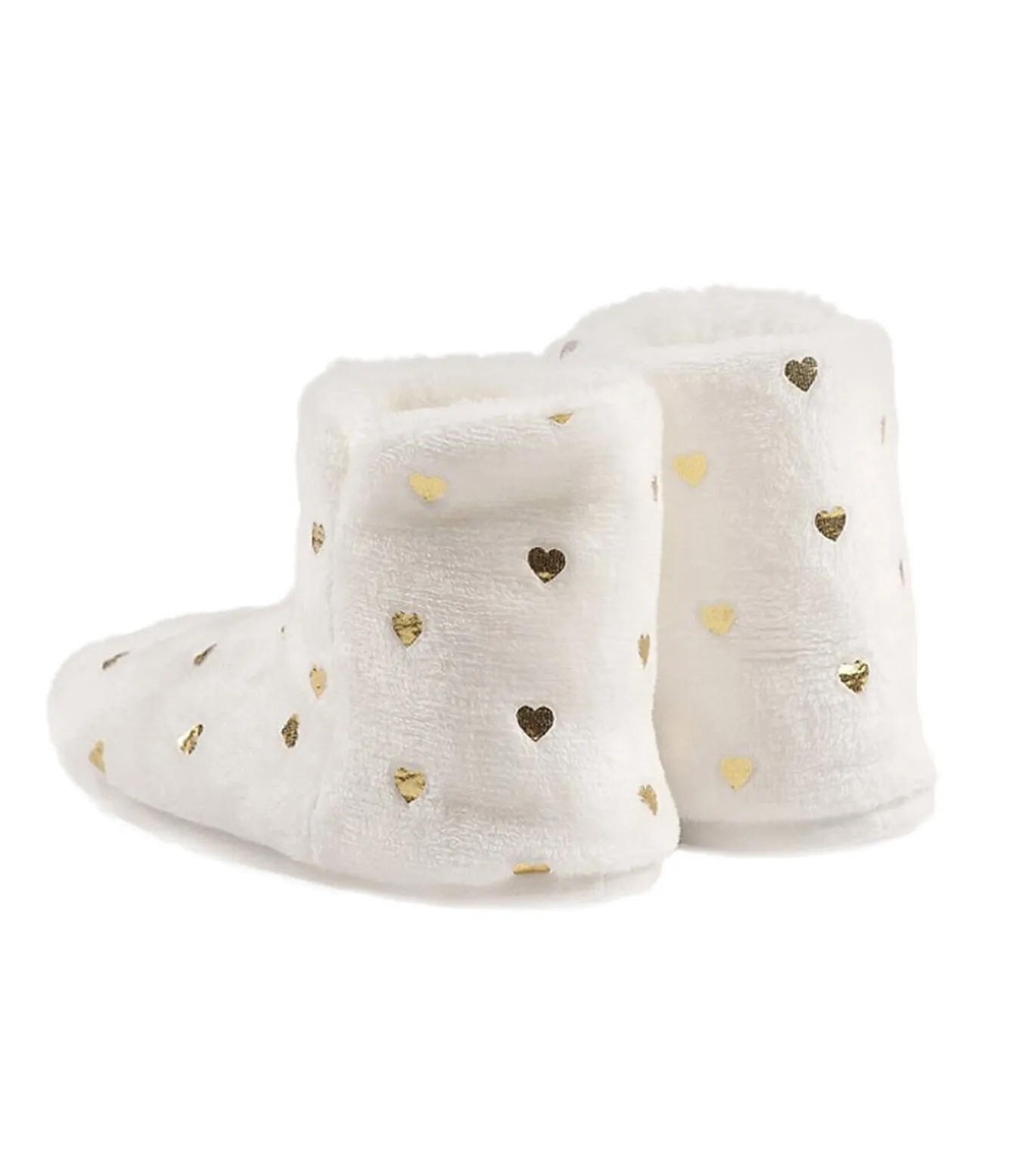 Slippers laarzen Gold ivoor