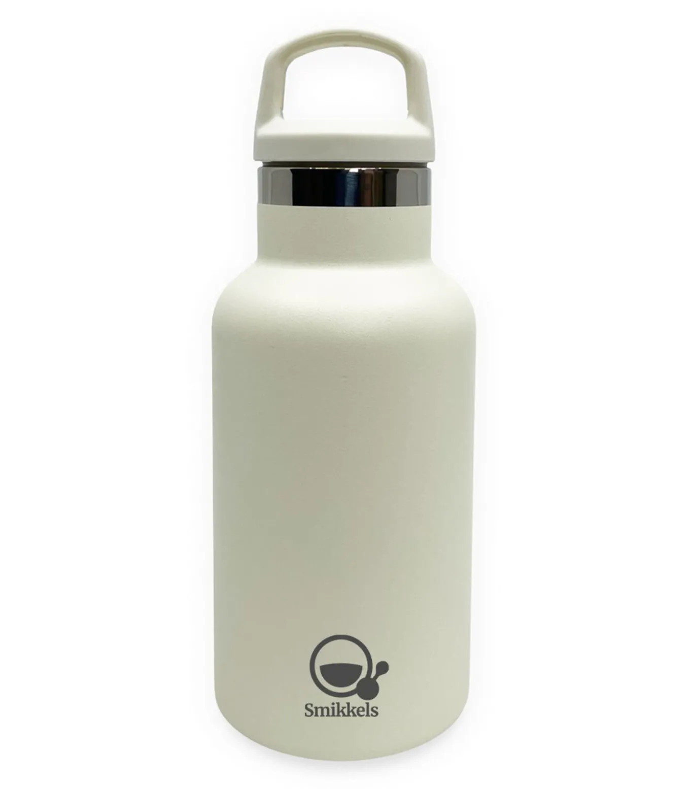Smikkels - RVS Thermos drinkfles 350ml - Zacht wit