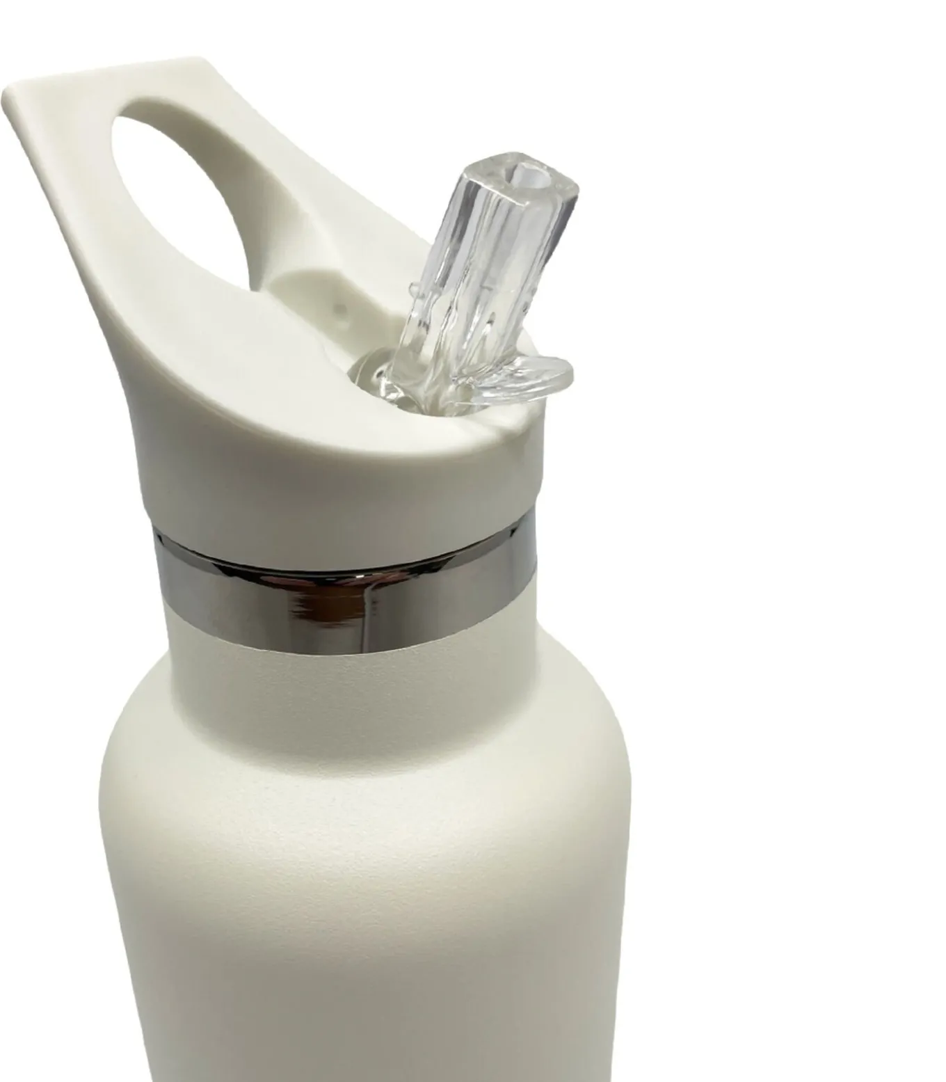 Smikkels - RVS Thermos drinkfles 350ml - Zacht wit