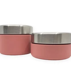 Smikkels RVS foodjar set - Roze - Duurzame snackpotjes