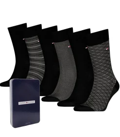 sokken 6 paar tin giftbox birdey sock black