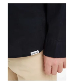 Solid Waffle Shirt L/S