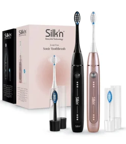 SonicYou Set - Mondverzorging - Elektrische Tandenborstel Roze & Zwart