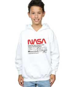 SPACE SHUTTLE - Trui met kap - Wit