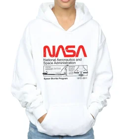 SPACE SHUTTLE - Trui met kap - Wit