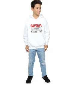 SPACE SHUTTLE - Trui met kap - Wit