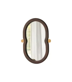 Spiegel in mindihout 80x50 cm Agate