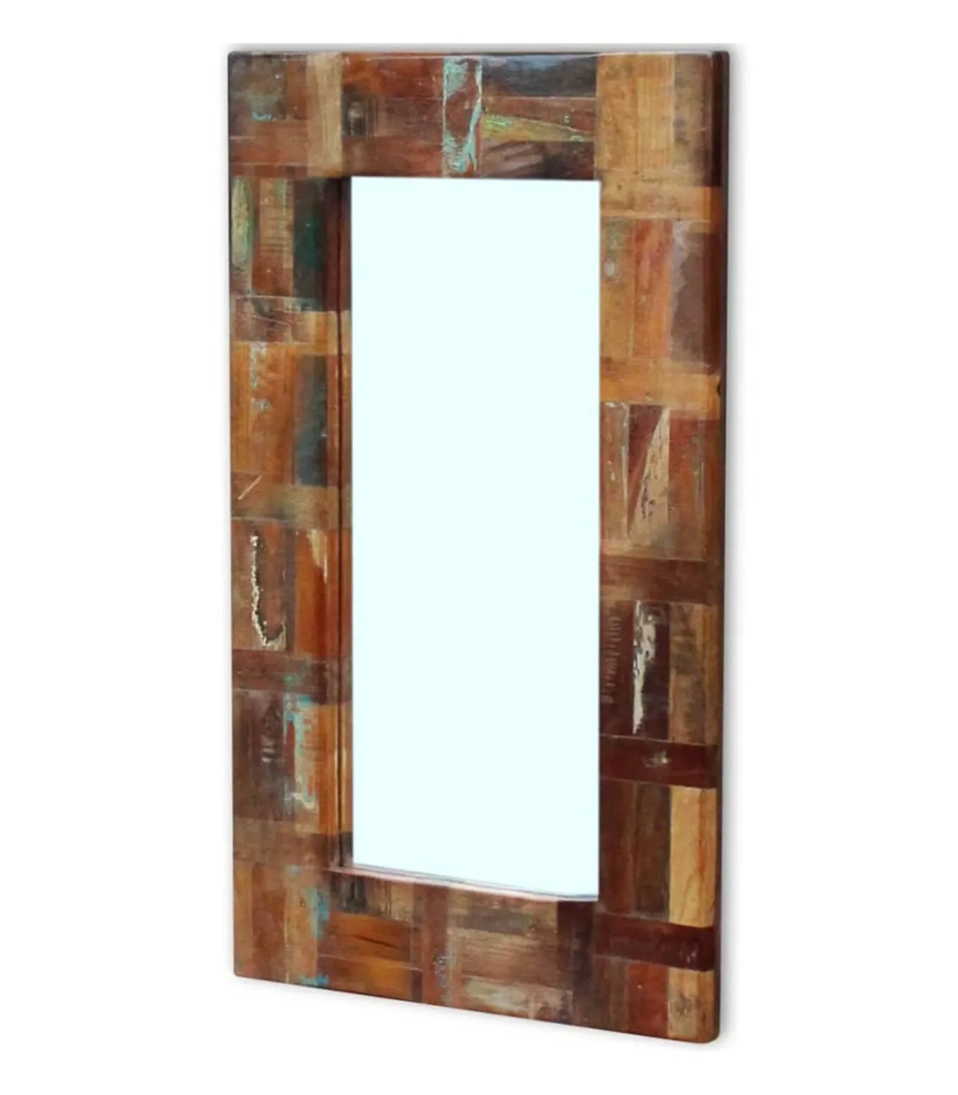 Spiegel 80x50 cm massief gerecycled hout