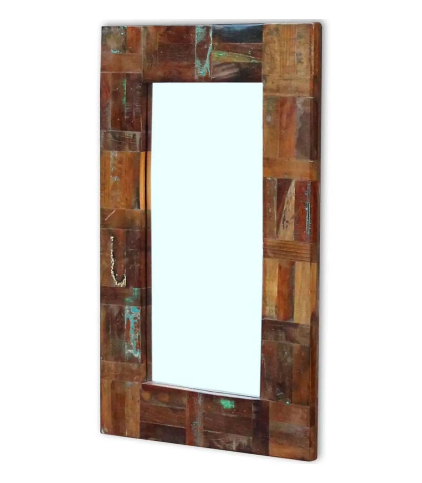 Spiegel 80x50 cm massief gerecycled hout