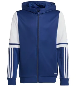 SQUADRA 25 - Trui met kap Met Volledige Ritssluiting - Wit