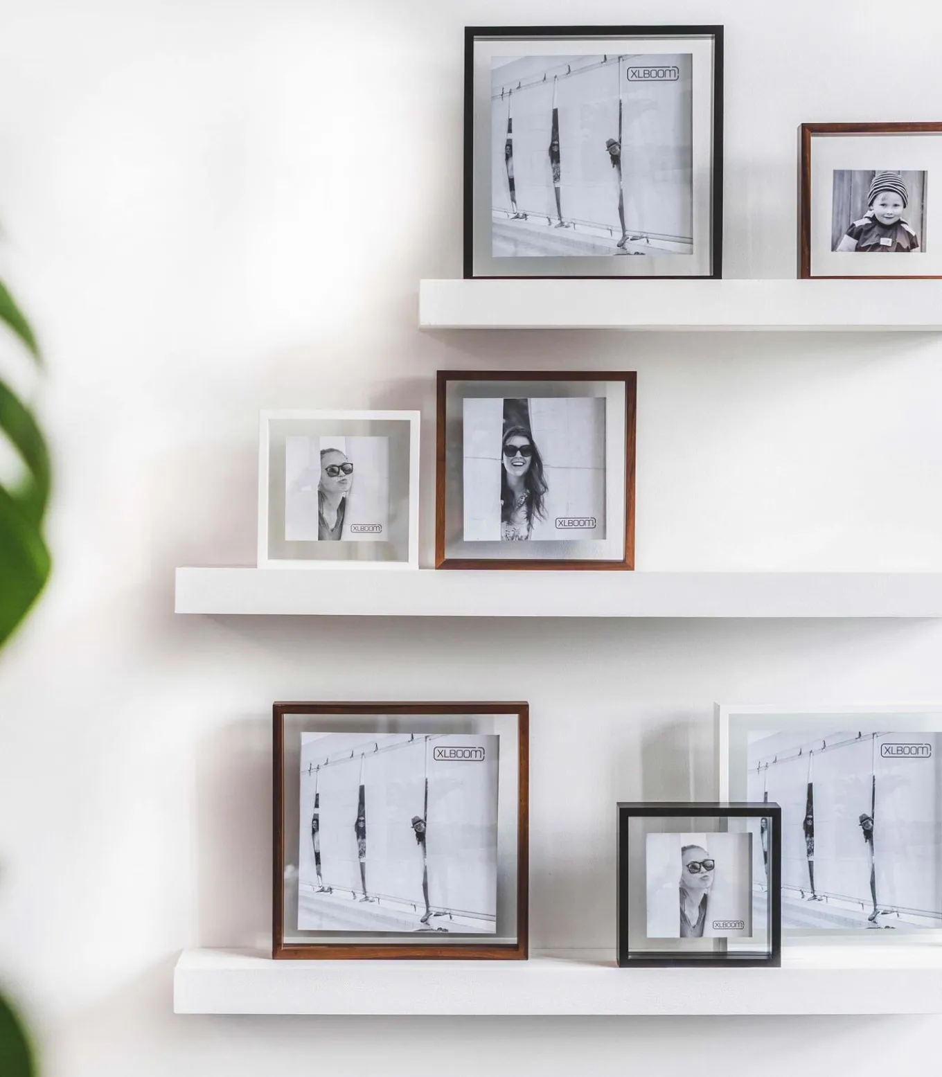 SQUARE FLOATING Box 25 x 25 licht hout