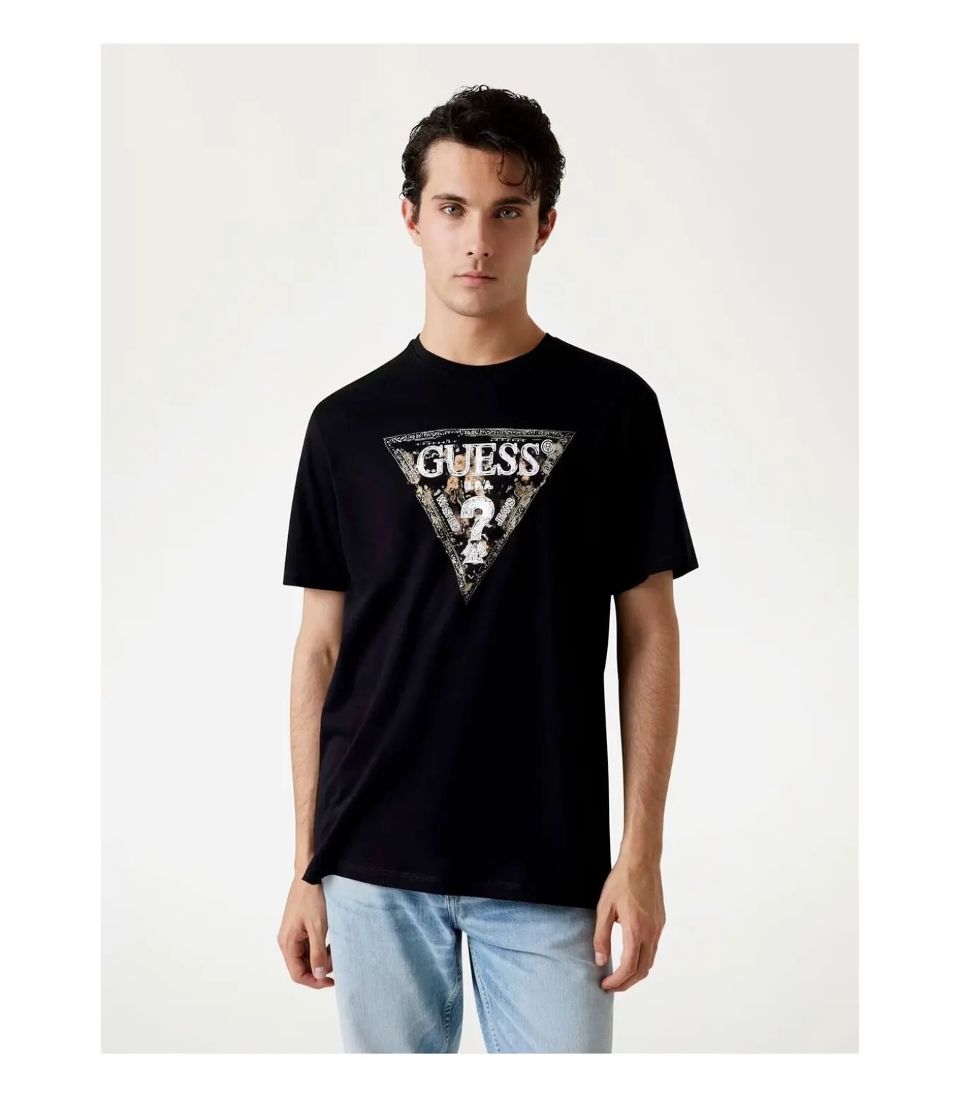 Ss Cn Guess Triangle Tee