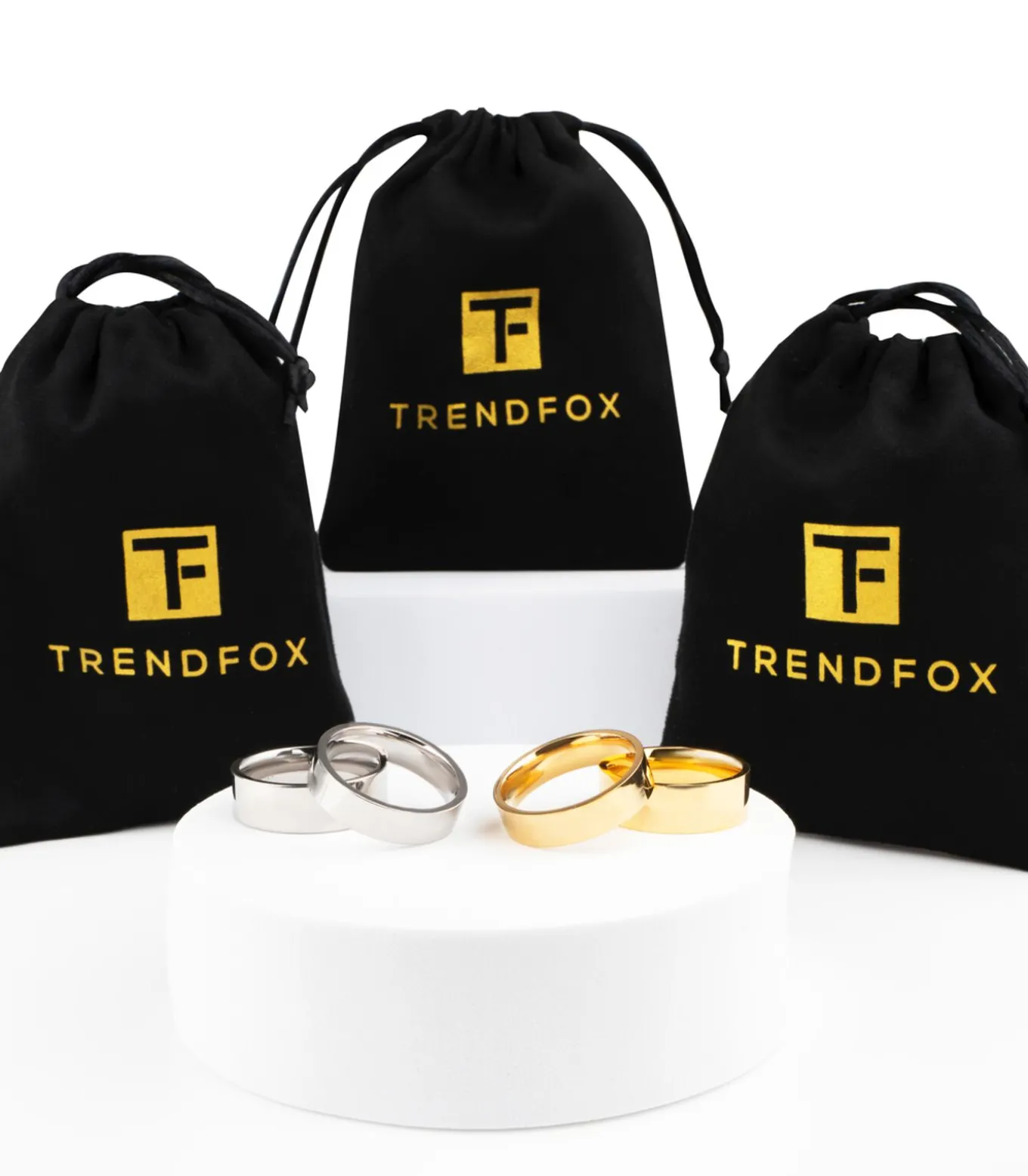 Stalen Ring - Hoogglans Zilver Kleurig - 8mm