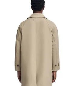 Steengrijze jas Clemson met Polo Club-logo