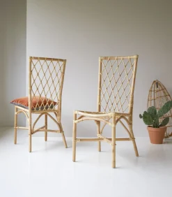Stoel van rotanstengels Zélie